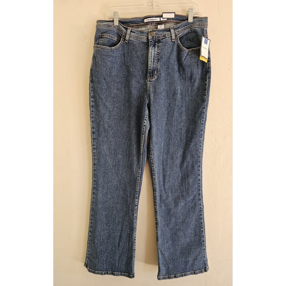 Croft&Barrow Women Stretch Denim Jeans High Rise Size 16
